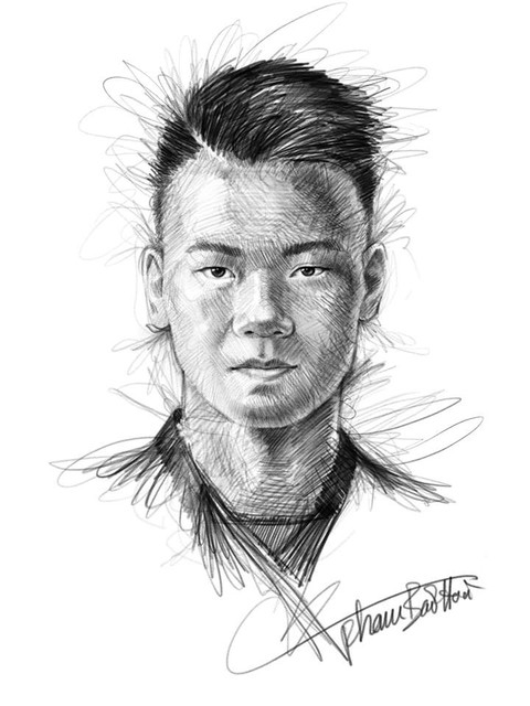Bộ tranh chì sống động vẽ đội tuyển U23 Việt Nam - Ảnh 10. Bộ tranh chì sống động vẽ đội tuyển U23 Việt Nam - Ảnh 10.
