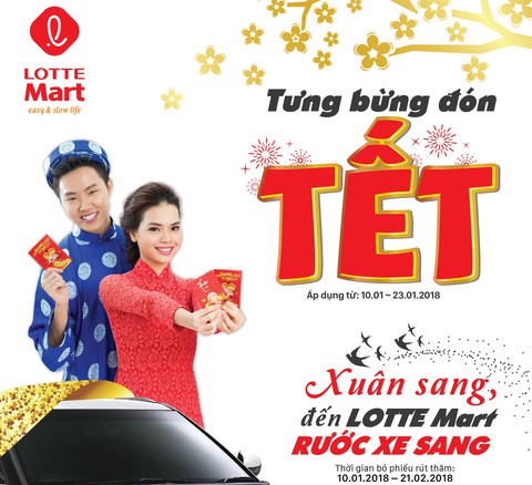 Ngập tràn khuyến mãi Tết tại LOTTE Mart - Ảnh 1. Ngập tràn khuyến mãi Tết tại LOTTE Mart - Ảnh 1.