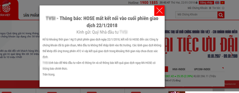 Cổ phiếu tăng kịch trần, sàn HoSE gặp sự cố lớn - Ảnh 1. Cổ phiếu tăng kịch trần, sàn HoSE gặp sự cố lớn - Ảnh 1.