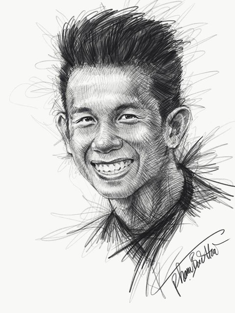 Bộ tranh chì sống động vẽ đội tuyển U23 Việt Nam - Ảnh 13. Bộ tranh chì sống động vẽ đội tuyển U23 Việt Nam - Ảnh 13.