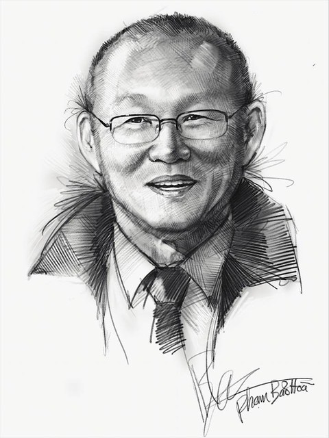 Bộ tranh chì sống động vẽ đội tuyển U23 Việt Nam - Ảnh 2. Bộ tranh chì sống động vẽ đội tuyển U23 Việt Nam - Ảnh 2.