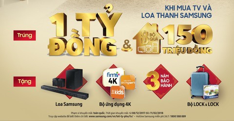 Khuyến mãi cực lớn của Samsung cho mùa Tết - Ảnh 1. Khuyến mãi cực lớn của Samsung cho mùa Tết - Ảnh 1.