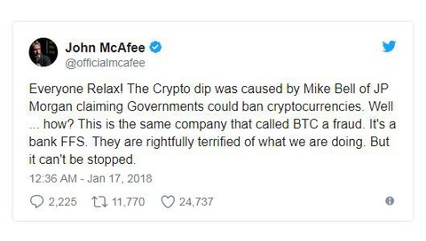 John McAfee: Tiền điện tử sẽ không chết! - Ảnh 2. John McAfee: Tiền điện tử sẽ không chết! - Ảnh 2.