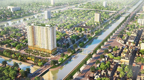 Aurora: căn hộ hai mặt tiền sông tại Bến Bình Đông - Ảnh 4. Aurora: căn hộ hai mặt tiền sông tại Bến Bình Đông - Ảnh 4.