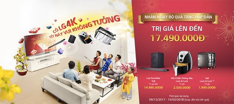 Lựa chọn TV LG 4K: chất từ công nghệ đến quà tặng - Ảnh 4. Lựa chọn TV LG 4K: chất từ công nghệ đến quà tặng - Ảnh 4.