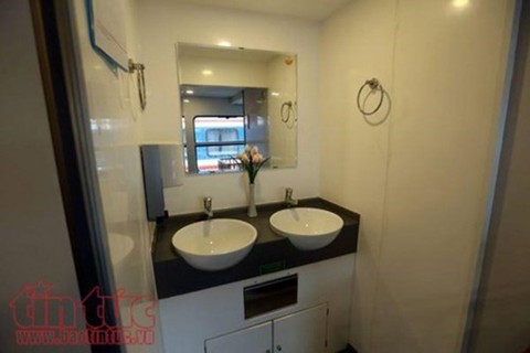 Tàu Thống Nhất chất lượng cao thế hệ 3 lăn bánh chuyến đầu tiên - Ảnh 5. Tàu Thống Nhất chất lượng cao thế hệ 3 lăn bánh chuyến đầu tiên - Ảnh 5.
