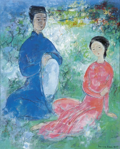Phiên đấu giá tranh Lê Phổ, Vũ Cao Đàm, Bùi Giáng, Chóe... - Ảnh 8. Phiên đấu giá tranh Lê Phổ, Vũ Cao Đàm, Bùi Giáng, Chóe... - Ảnh 8.
