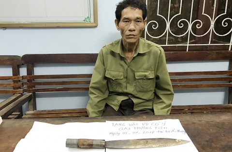 Bố chồng chém chết con dâu ra đầu thú - Ảnh 1. Bố chồng chém chết con dâu ra đầu thú - Ảnh 1.