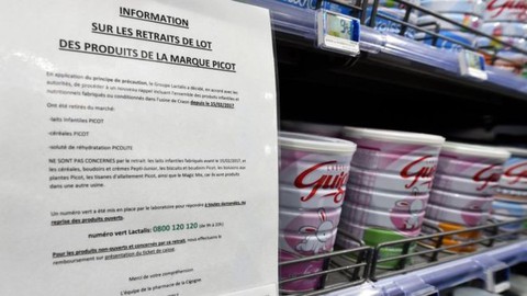 Sữa nhiễm khuẩn salmonella của Pháp ảnh hưởng đến 83 quốc gia - Ảnh 1. Sữa nhiễm khuẩn salmonella của Pháp ảnh hưởng đến 83 quốc gia - Ảnh 1.