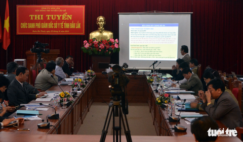 Đắk Lắk có phó giám đốc sở Y tế đầu tiên qua thi tuyển - Ảnh 1. Đắk Lắk có phó giám đốc sở Y tế đầu tiên qua thi tuyển - Ảnh 1.