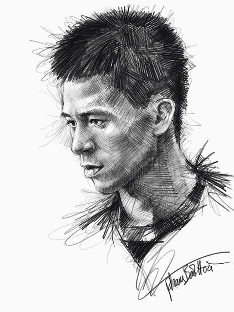 Bộ tranh chì sống động vẽ đội tuyển U23 Việt Nam - Ảnh 17. Bộ tranh chì sống động vẽ đội tuyển U23 Việt Nam - Ảnh 17.