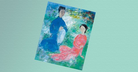 Giá tranh của các họa sĩ Việt Nam như con rơi... - Ảnh 1. Giá tranh của các họa sĩ Việt Nam như con rơi... - Ảnh 1.