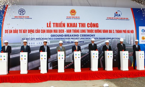 Hoàn thiện đường vành đai 3 trên cao vào năm 2020 - Ảnh 2. Hoàn thiện đường vành đai 3 trên cao vào năm 2020 - Ảnh 2.