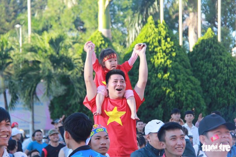 Fan bùng nổ với chiến thắng không tưởng của U23 Việt Nam - Ảnh 12. Fan bùng nổ với chiến thắng không tưởng của U23 Việt Nam - Ảnh 12.