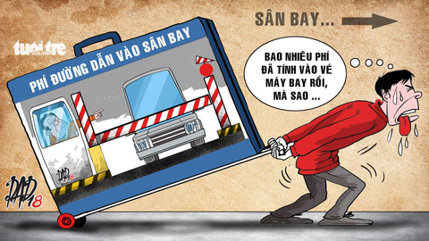 Lý lẽ của thanh barie ở sân bay - Ảnh 1. Lý lẽ của thanh barie ở sân bay - Ảnh 1.