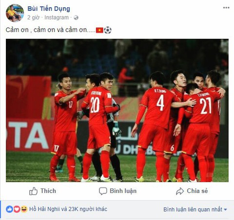 Cầu thủ U23 VN mừng chiến thắng trong phòng thay đồ - Ảnh 3. Cầu thủ U23 VN mừng chiến thắng trong phòng thay đồ - Ảnh 3.
