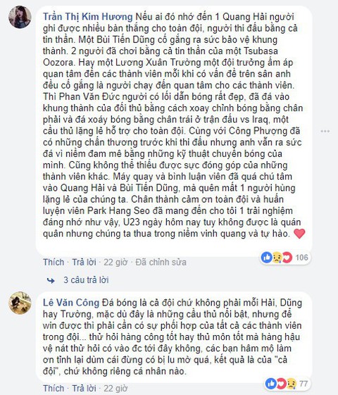 Dân mạng không lãng quên người hùng thầm lặng của U23 VN - Ảnh 4. Dân mạng không lãng quên người hùng thầm lặng của U23 VN - Ảnh 4.