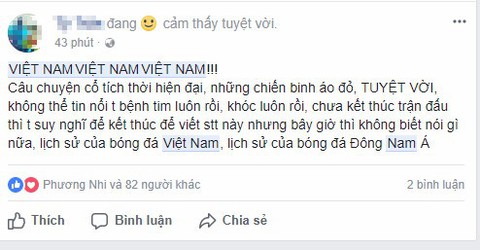 Mạng xã hội ngập tràn lời chúc mừng tuyển U23 Việt Nam - Ảnh 8. Mạng xã hội ngập tràn lời chúc mừng tuyển U23 Việt Nam - Ảnh 8.