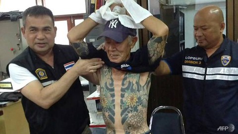 Trùm Yakuza bị bắt vì khoe hình xăm - Ảnh 1. Trùm Yakuza bị bắt vì khoe hình xăm - Ảnh 1.