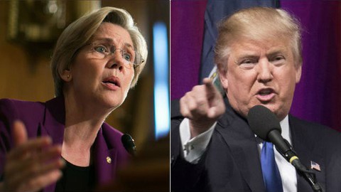 Ông Trump lập tức khiêu chiến nữ ứng viên đua ghế tổng thống 2020 - Ảnh 1. Ông Trump lập tức khiêu chiến nữ ứng viên đua ghế tổng thống 2020 - Ảnh 1.