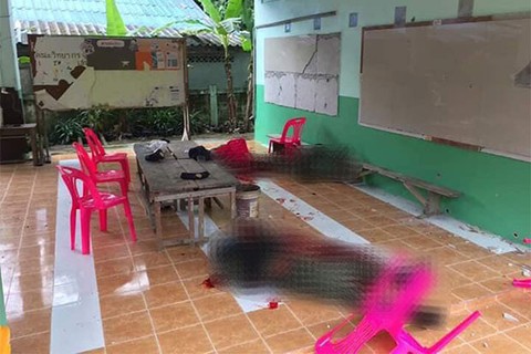 Xả súng tại trường học Thái Lan, 4 người chết - Ảnh 2. Xả súng tại trường học Thái Lan, 4 người chết - Ảnh 2.