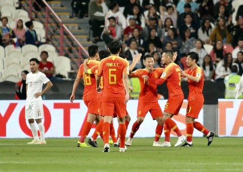 Thắng đậm Philippines, Trung Quốc đoạt vé vào vòng 16 đội Asian Cup 2019 - Ảnh 1. Thắng đậm Philippines, Trung Quốc đoạt vé vào vòng 16 đội Asian Cup 2019 - Ảnh 1.