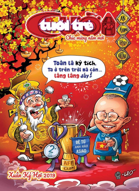 Rộn ràng giai phẩm Tuổi Trẻ Cười Xuân Kỷ Hợi 2019 - Ảnh 1. Rộn ràng giai phẩm Tuổi Trẻ Cười Xuân Kỷ Hợi 2019 - Ảnh 1.