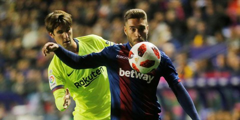 Levante bất ngờ đánh bại Barcelona tại Cúp nhà vua - Ảnh 3. Levante bất ngờ đánh bại Barcelona tại Cúp nhà vua - Ảnh 3.