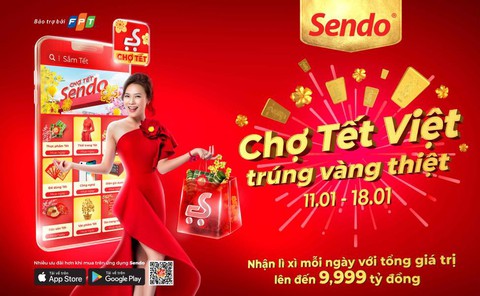 Nhộn nhịp phiên chợ Tết online Sendo - Ảnh 3. Nhộn nhịp phiên chợ Tết online Sendo - Ảnh 3.