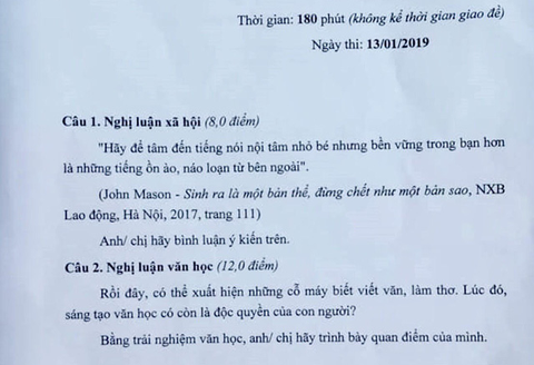Cỗ máy biết viết văn, làm thơ vào đề thi học sinh giỏi quốc gia - Ảnh 1. Cỗ máy biết viết văn, làm thơ vào đề thi học sinh giỏi quốc gia - Ảnh 1.