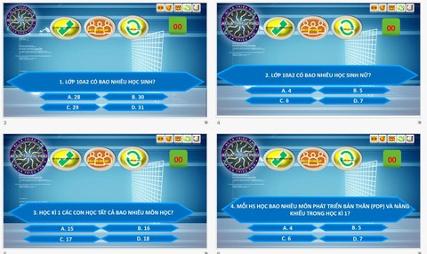 Họp phụ huynh theo hình thức Ai là triệu phú - Ảnh 2. Họp phụ huynh theo hình thức Ai là triệu phú - Ảnh 2.