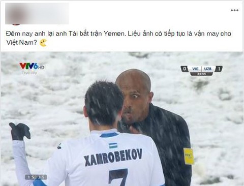 CĐV Việt Nam ‘phát sốt’ vì trọng tài bắt chính trận gặp Yemen - Ảnh 3. CĐV Việt Nam ‘phát sốt’ vì trọng tài bắt chính trận gặp Yemen - Ảnh 3.