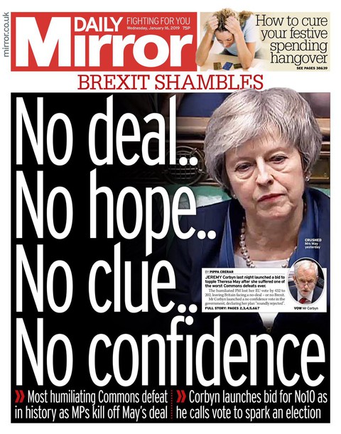 Báo Anh chỉ trích bà May sau thảm họa dự thảo Brexit - Ảnh 4. Báo Anh chỉ trích bà May sau thảm họa dự thảo Brexit - Ảnh 4.