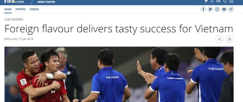FIFA khen Việt Nam sau thành công ở Asian Cup 2019 - Ảnh 1. FIFA khen Việt Nam sau thành công ở Asian Cup 2019 - Ảnh 1.