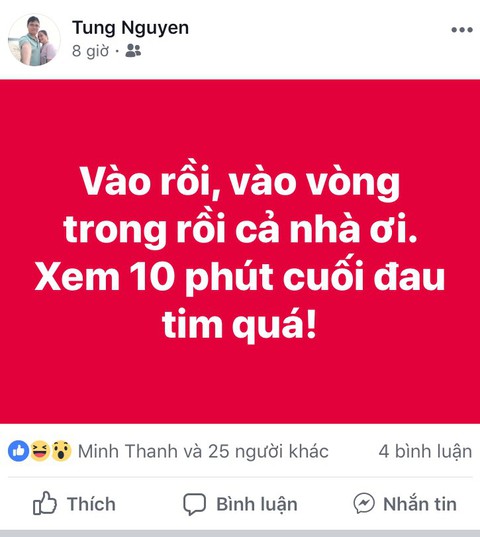 Đêm đau tim của CĐV Việt Nam - Ảnh 1. Đêm đau tim của CĐV Việt Nam - Ảnh 1.