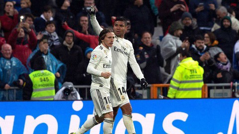 Modric lập công đưa Real Madrid vươn lên xếp thứ 3 - Ảnh 2. Modric lập công đưa Real Madrid vươn lên xếp thứ 3 - Ảnh 2.