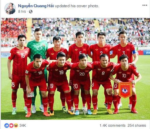 Cầu thủ Việt Nam trải lòng trên Facebook sau chiến thắng trước Jordan - Ảnh 5. Cầu thủ Việt Nam trải lòng trên Facebook sau chiến thắng trước Jordan - Ảnh 5.