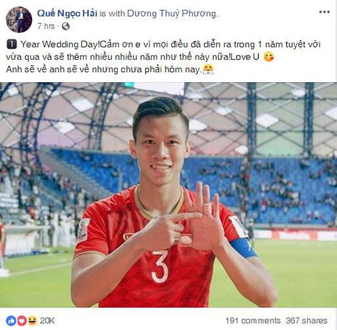 Cầu thủ Việt Nam trải lòng trên Facebook sau chiến thắng trước Jordan - Ảnh 6. Cầu thủ Việt Nam trải lòng trên Facebook sau chiến thắng trước Jordan - Ảnh 6.