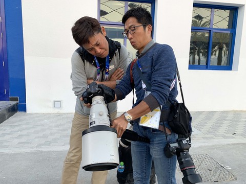 Phóng viên Nhật đổ tới buổi tập của đội tuyển Việt Nam - Ảnh 3. Phóng viên Nhật đổ tới buổi tập của đội tuyển Việt Nam - Ảnh 3.