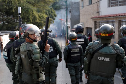 Âm mưu lật đổ Tổng thống Venezuela bị dập tắt - Ảnh 1. Âm mưu lật đổ Tổng thống Venezuela bị dập tắt - Ảnh 1.