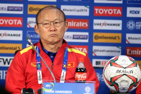 HLV Park Hang Seo: Thực sự tôi có một chút thất vọng - Ảnh 1. HLV Park Hang Seo: Thực sự tôi có một chút thất vọng - Ảnh 1.