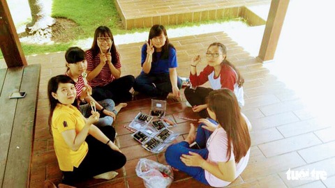 Tất niên hoành tráng đời sinh viên với bắp nướng, khoai lang - Ảnh 4. Tất niên hoành tráng đời sinh viên với bắp nướng, khoai lang - Ảnh 4.
