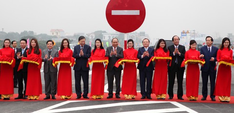 Thông xe cầu Hưng Hà, giảm áp lực giao thông cửa ngõ nam Hà Nội - Ảnh 1. Thông xe cầu Hưng Hà, giảm áp lực giao thông cửa ngõ nam Hà Nội - Ảnh 1.