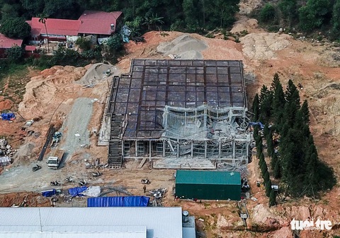 Sập giàn giáo khi đổ bêtông nhà thờ họ Bùi ở Vĩnh Phúc - Ảnh 1. Sập giàn giáo khi đổ bêtông nhà thờ họ Bùi ở Vĩnh Phúc - Ảnh 1.