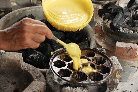 Những làng bánh xứ Quảng tất bật vào tết - Ảnh 9. Những làng bánh xứ Quảng tất bật vào tết - Ảnh 9.