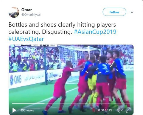 Chơi xấu và thua trận trước Qatar, UAE bị cộng đồng mạng công kích - Ảnh 1. Chơi xấu và thua trận trước Qatar, UAE bị cộng đồng mạng công kích - Ảnh 1.