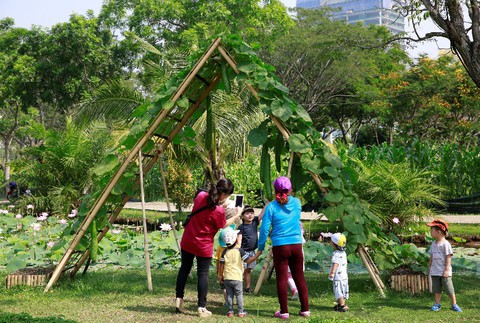 Háo hức khai mạc Hội chợ hoa xuân Phú Mỹ Hưng - Ảnh 3. Háo hức khai mạc Hội chợ hoa xuân Phú Mỹ Hưng - Ảnh 3.
