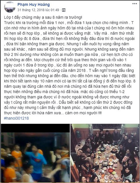 Mải mê theo cái gì mà không về họp lớp? - Ảnh 3. Mải mê theo cái gì mà không về họp lớp? - Ảnh 3.