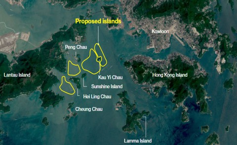 Hong Kong tính xây 4 đảo nhân tạo để di dân - Ảnh 2. Hong Kong tính xây 4 đảo nhân tạo để di dân - Ảnh 2.