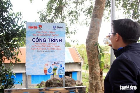 Tuổi Trẻ đến với buôn làng, khơi dòng nước ngọt từ kẽ đá - Ảnh 1. Tuổi Trẻ đến với buôn làng, khơi dòng nước ngọt từ kẽ đá - Ảnh 1.